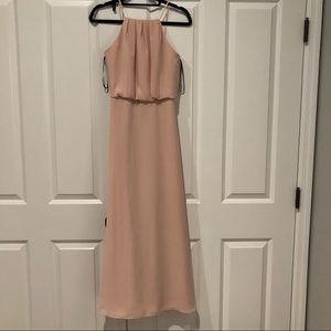 Blush bridesmaids dress ONLY WORN ONCE